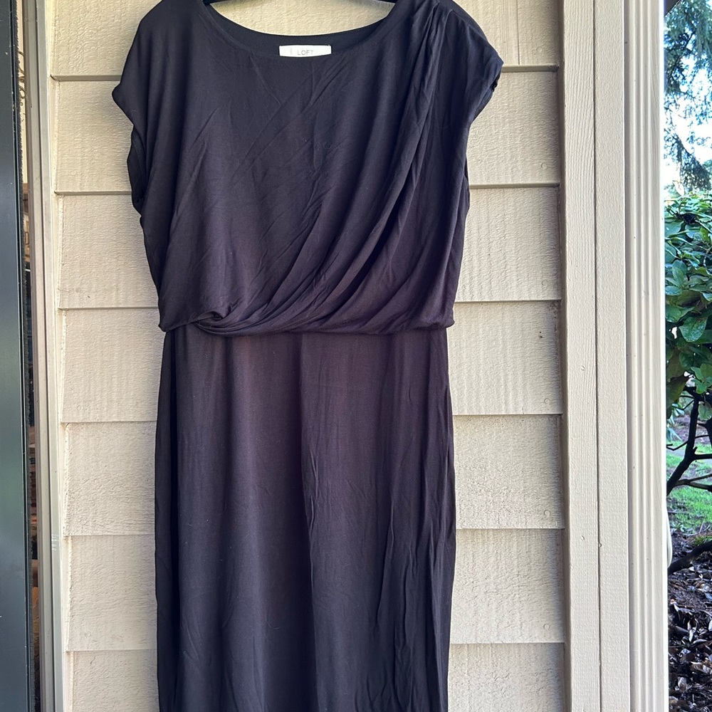 Loft dress casual style black Sz 14
